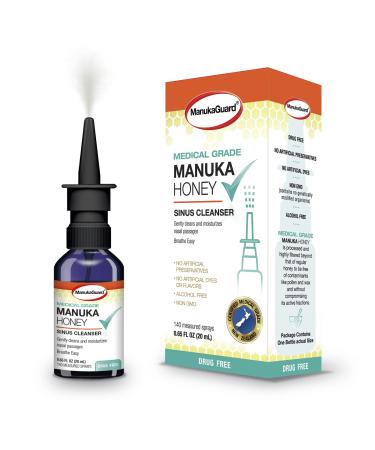 ManukaGuard Medical Grade Manuka Honey Sinus Cleanser 0.65 fl oz ( 20 ml)