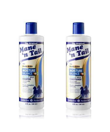 Moisture Balance Shampoo & Conditioner 20oz each Coconut Milk & Biotin - Buy Online on GoSupps.com