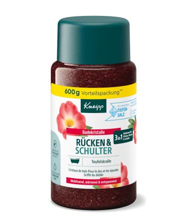 Kneipp Bath Crystals for Back and Shoulders with Precious Devil's Claw Extract - Benefiting Warm Relaxing - 600g