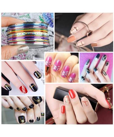 Acrylic Nail Kit: Powder, Liquid, LED Lamp, Glitter, Base & Top Coat - Professional DIY Gel Nail Set - Buy Online on GoSupps.com