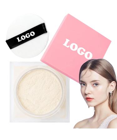 Loose Makeup Powder Oil Control Compact Face Powder Full Coverage Foundation Long-Wear Loose Makeup Powder For Outgoing Daily Commutes Live Streaming Travel 02# A
