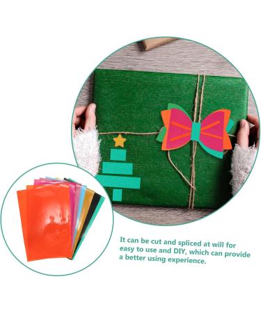 Anneome Fake Jelly Leather 8 Sheets Jelly Leather Earring Making Materials Furniture Upholstery Fabric Earrings Glossy - Buy Online on GoSupps.com