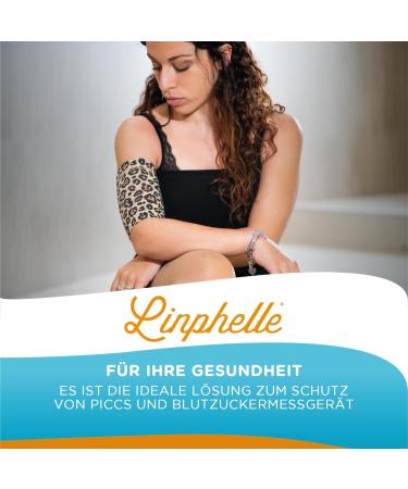 Linphelle Microfiber Arm Catheter Cover - Breathable PICC & Glucose Measurement Strap - Size 2 - Pink - Buy Online on GoSupps.com