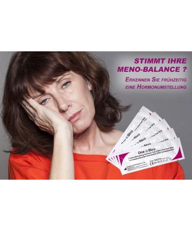 5 x One+Step Menopause Test | FSH Test for Menopause | Meno Balance Testing | International Shipping Available - Buy Online on GoSupps.com