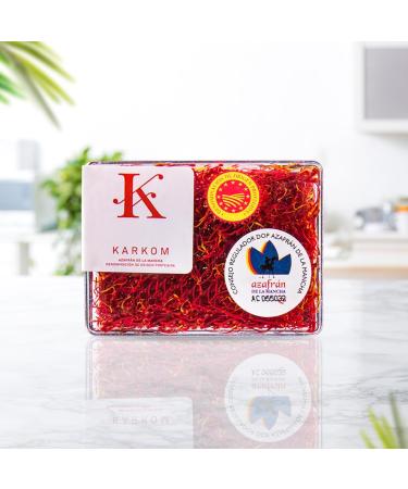 Saffron in DOP Filaments 100% Natural Premium Saffron Traditionally Elaborated Paella Filaments Cooking Spice Premium Saffron Filaments (2g) (10g) - Buy Online on GoSupps.com