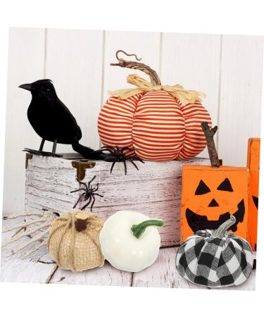 NOLITOY 48 Pcs Artificial Pumpkin Foam Pumpkin Decorations Fake Pumpkin Ornament Foams Fake Pumpkin Thanksgiving Hanging Ball White Pumpkin Ornaments Polyester Party Supplies Halloween - Buy Online on GoSupps.com