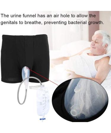 Underwear Urinal Pee Holder Reusable Portable Male Urinal System Urine Bag Collector 1000Ml Travel Incontinence Bags with Elastic Waistband M Medium - Buy Online on GoSupps.com