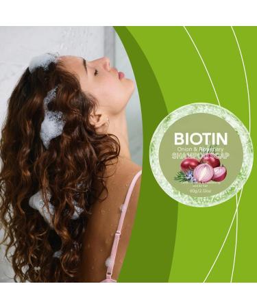  G n rique Onion Biotin Shampoo Bar Onion Bar Shampoo Solid Shampoo To Strengthen Deep Cleanse And Moisturize Hair Types (65g) - Buy Online on GoSupps.com