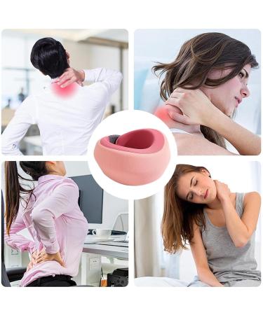 Shakven Soft Cervical Collar Soft Foam Wraps | Soft Foam Wraps Keep Vertebrae Stable Soft Neck Support Relieves Pressure in Spine Neck Support Brace for Travel Pink - Buy Online on GoSupps.com