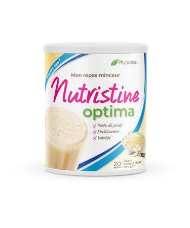 Phytostatine - Nutristatime Optima 800g - Substitut de Repas - 20 Repas Minceur (Vanille Crème Dessert)