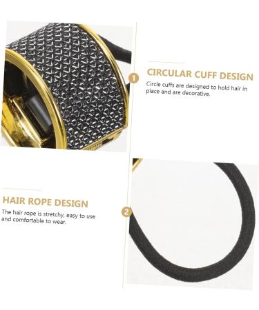 minkissy 6 Sets Ponytail Cuff Holder Ponytail Holder Cuff Metal Hair Ties Gothic Punk Metal Ponytail Holder Metal Hair Ties Circle Ponytail Cuff Wrap Ponytail Cuffs for Girls Round Yiwu - Buy Online on GoSupps.com