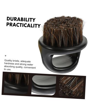 Fomiyes Men's Beard Brush Set - 4 Travel Brushes Barber Shaving Brushes Smooth Wild Boar Hair Durable ABS Perfect for Grooming & Pocket 6x5x5cm - Buy Online on GoSupps.com