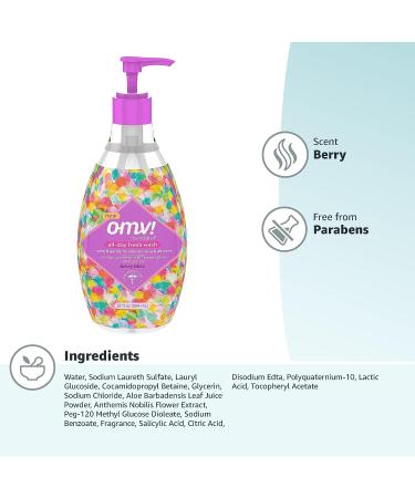 Vagisil OMV Berry Bliss Intimate Feminine Wash 12 Oz - Gynecologist Tested - All-Day Freshness - For Women - Buy Online on GoSupps.com