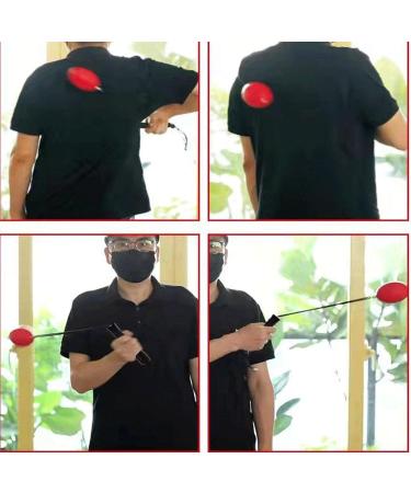 Premium A/R 2-Piece Hand Ball Massage Device | Body Massage Hammer Pat Stick for Sore Muscles & Tiredness | Portable Fitness Body Knocker Training Equipment | International Shipping - Buy Online on GoSupps.com