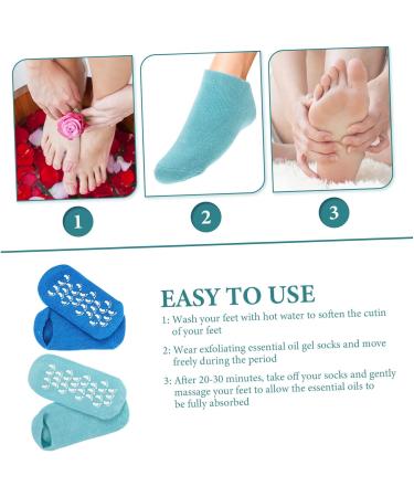 FOMIYES 8 Pairs Gel Socks Foot Caring Masks Essential Oil Care Socks Foot Caring Socks Gel Spa Socks My Cart Items Moisturizing Foot Covers Women Socks Foot Care Moisturizing Socks - Buy Online on GoSupps.com