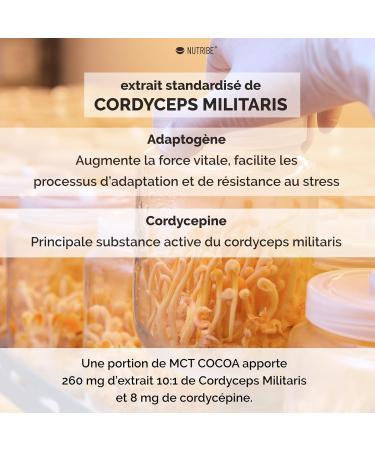 MCT Cocoa Powder with Collagen (7%) and Cordyceps Militaris 300g - Ketogenic & Antioxidant - Buy Online on GoSupps.com
