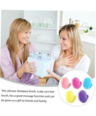 Shop Tovinanna 15-Stk Silicone Shampoo & Body Brushes - Scalp Care Dog Massage Hair Remover - Buy Online on GoSupps.com