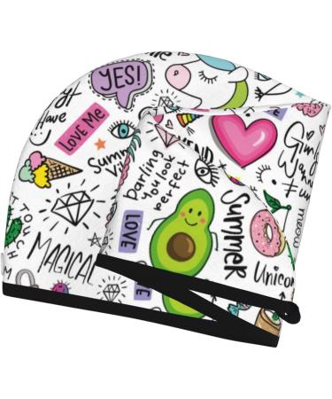 Shop Fun Animal Unicorn Microfiber Hair Towel - Super Absorbent Coral Velvet Wrap for Long Curly & Thick Hair - Buy Online on GoSupps.com