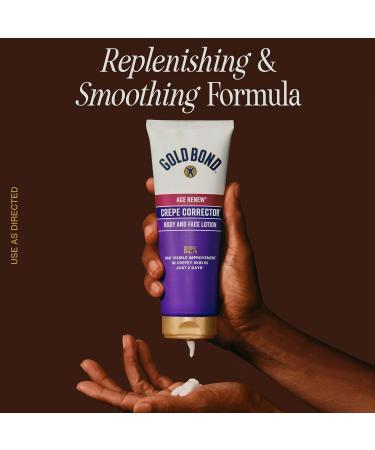Gold Bond Age Renew Crepe Corrector Body Lotion Replenishing & Smoothing Formula 8 oz. & Age Renew Neck & Chest Firming Cream 2 oz. Clinically Tested Skin Firming Cream - Buy Online on GoSupps.com