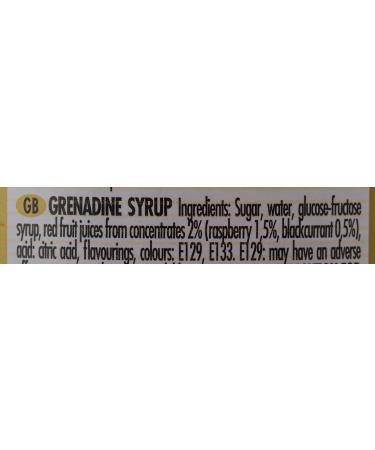 Grenadine Syrup 70cl - Buy Online on GoSupps.com