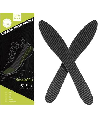 Real Carbon Fiber Insoles - Premium Rigid Shoe Inserts for Turf Toe Foot Fractures & Hallux Rigidus - Men 7.5-8 / Women 8.5-9 - Buy Online on GoSupps.com