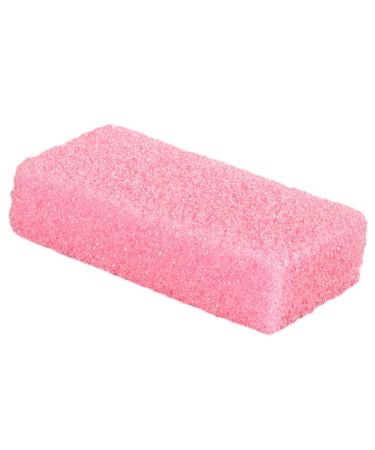Bimsstein bar pumice stone foot scrubber PU-footstone 2-page pedicure footfish high-quality footstone scrubber peel of dead skin cells foot scraps for cracked heel repair healthy footpf pink