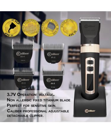 380 ACP Adjustable Clipper | Professional Electric Hair & Beard Trimmers | Quiet Cordless Gold Clippers with LED Indicator for Barbers & Stylists - Buy Online on GoSupps.com
