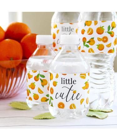 Little Cutie Baby Shower Water Bottle Labels - 24 Pack - Buy Online on GoSupps.com