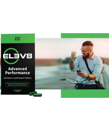 ELEV8 Advanced Performance Supplement - Unlock Ancient Medicinal Secrets | 60-Day Supply (60 Capsules) for Optimal Health & Functioning - Buy Online on GoSupps.com