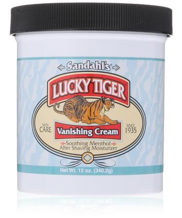 Lucky Tiger Mint Vanish Cream, 12 Ounce