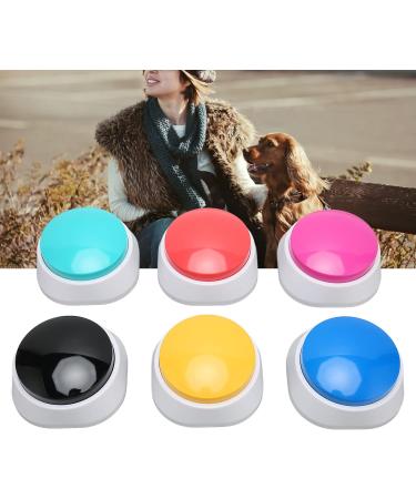 Gugxiom 6-Piece Dog Talk Set | 30-Second Buzzer Dog Training Toys | Colorful Intelligence Gifts for Dogs - Yellow & More - Buy Online on GoSupps.com