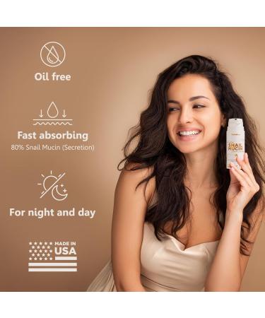 WELLUTION Snail Mucin Hydra Facial Serum - Hydrating Hyaluronic Acid & Aloe Vera - Korean Skincare - 3.4oz - International Shipping Available - Buy Online on GoSupps.com