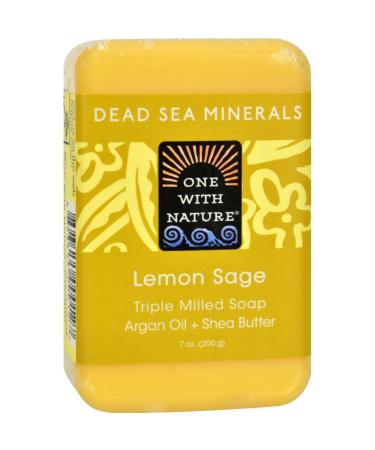 One With Nature Soap Bar Lemon Sage