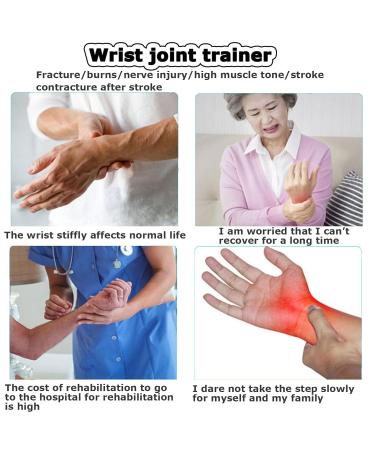 Finger Wrist Brace Training Rehabilitation Equipment Wrist Orthotics Protector Finger Orthotics Fingerboard Full Angle Training for Wrist Fracture Postoperative Stiffness - Buy Online on GoSupps.com