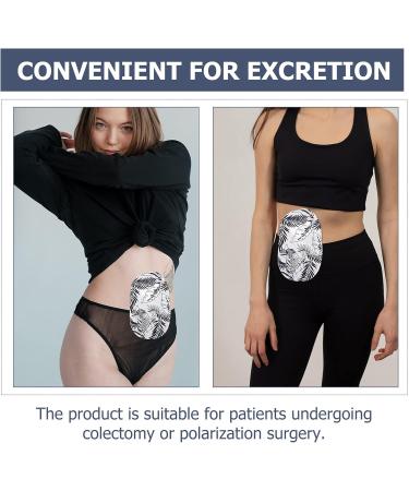 EXCEART Waterproof Bath Cover Stoma Bag Shower Protector | Adjustable Ostomy Belt for Wound Protection | Black 26x16x0.8cm - Buy Online on GoSupps.com