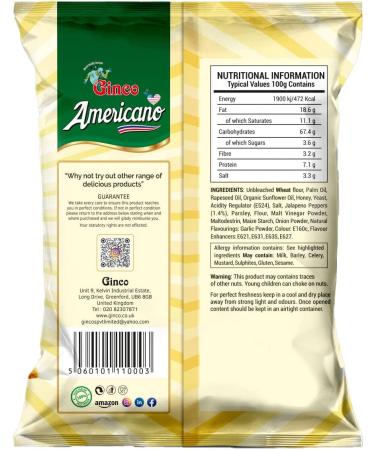 Spicy Americano Jalapeno Pretzel Pieces 10 x 100g - Vegetarian Pub Snack for Sharing - Buy Online on GoSupps.com