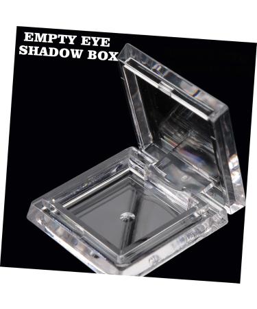 FOYTOKI 4pcs Transparent Square Mini Eyeshadow Box Empty Eyeshadow Case Empty Blusher Case Cosmetic Palettes Lip Balm Case Small Makeup Palettes Empty Highlighter Case Small Cosmetic Pans - Buy Online on GoSupps.com