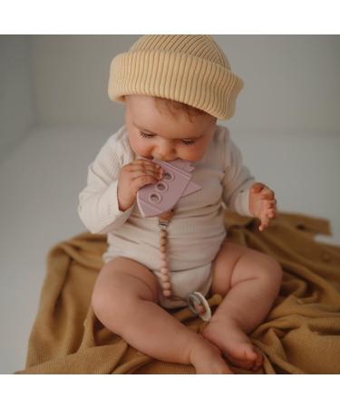 Mushie BPA-Free Silicone Bite Ring for Babies | Safe Rocket Design | Enhances Motor Skills & Visual Sense | Toddler & Teen Nursing Accessory - Soft Lilac - Buy Online on GoSupps.com