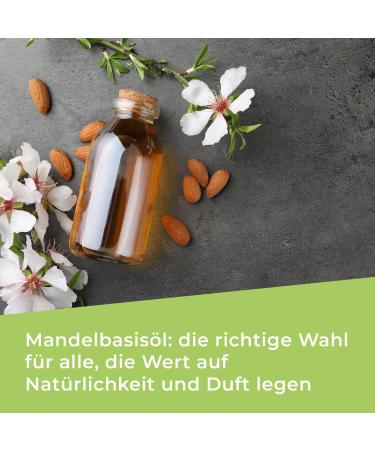  GREAT VITA VitaFeel Sweet Almond Base Oil 2000 ml Vegan Non-GMO Ideal for Skin and Hair Care Aromatherapy and as a Base Oil for Massage Oils or - Buy Online on GoSupps.com