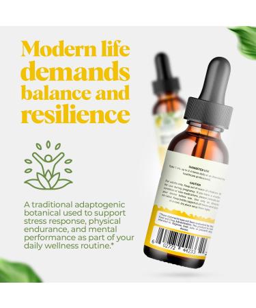 Amazing Botanicals Rhodiola Rosea Liquid Extract Tincture Herbal Supplement Drops 100mg per Serving Vegan Non-GMO 30mL (1oz) - Buy Online on GoSupps.com