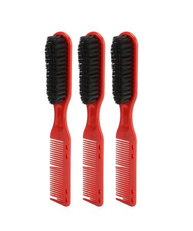 Mens Beard-Styling Comb | Double-Headed Haircut Brush with Comfortable Handle | 3-Part Design for Salon Quality Grooming - Buy Online on GoSupps.com