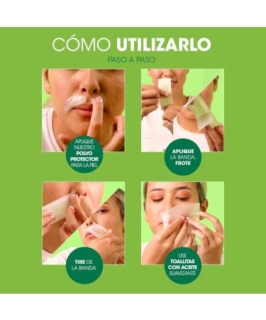  Nad's Nad's 20-Pack Hypoallergenic Facial Wax Strips for Women with 20 Wax Strips + 4 Soothing Oil Wipes - Buy Online on GoSupps.com