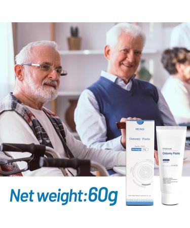 Heagimed Alcohol-Free Stoma Skin Barrier Paste - 2.1oz Tube (2pcs) | Stomahesive Paste for Colostomy Bag Leakage Prevention - Buy Online on GoSupps.com