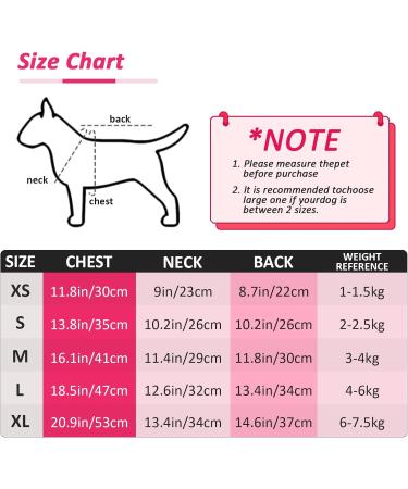Lyneun XL Pink Dog Recovery Suit Soft Breathable Alternative to Cone for Male & Female Dogs Post-Surgery Wound Protection & Allergy Relief - Buy Online on GoSupps.com