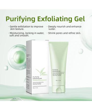 2 Pack Purifying Exfoliating Gel Face & Body Exfoliating Cream Purifying Cream Deep Pore Cleansing Moisturizes Skin Moisturizes and Exfoliates Suitable for All Skin Types 2.12Oz Each - Buy Online on GoSupps.com