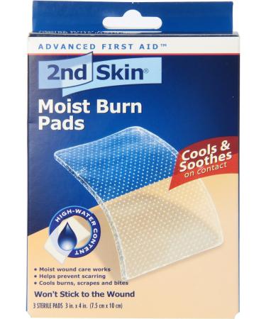 Buy 2nd Skin Moist Burn Pads 3x4 Inches | Pack of 4 | Fast International Shipping - Buy Online on GoSupps.com
