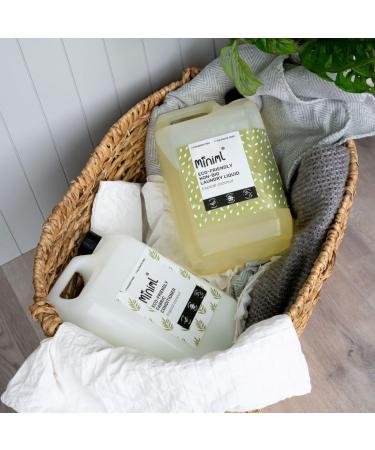 Miniml Tropical Coconut Scented Fabric Softener 5L Refill - All Natural, Vegan & Cruelty Free - Ideal for Sensitive Skin - 250 Washes - Buy Online on GoSupps.com