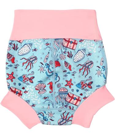 Splash About Happy Nappy Reusable Swim Nappy - Hidden Treasure - Size 3-6 Months - Buy Online on GoSupps.com