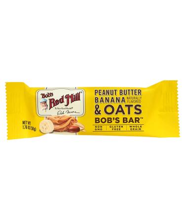 Bob's Red Mill Peanut Butter Banana Oats Bob's Bar (Case of 12) - 1.76 oz x12 Pack - Buy Online on GoSupps.com