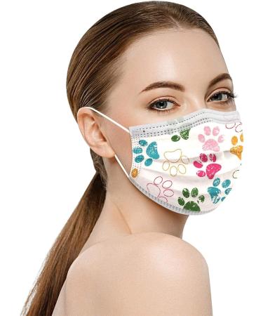 Winfer Disposable 3-Layer Mouth & Nose Protection - 50/100 Colorful Adult Bandanas | Breathable Scarves for Men & Women - Buy Online on GoSupps.com